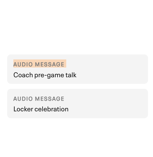 Audio Message
